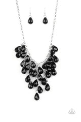 SERENELY SCATTERED - BLACK NECKLACE