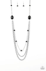 Dare To Dazzle - Black-Paparazzi Necklace