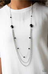 Dare To Dazzle - Black-Paparazzi Necklace
