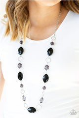 SHIMMER SIMMER - BLACK NECKLACE