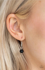 Impressive Edge - BLACK Teardrop - Necklace