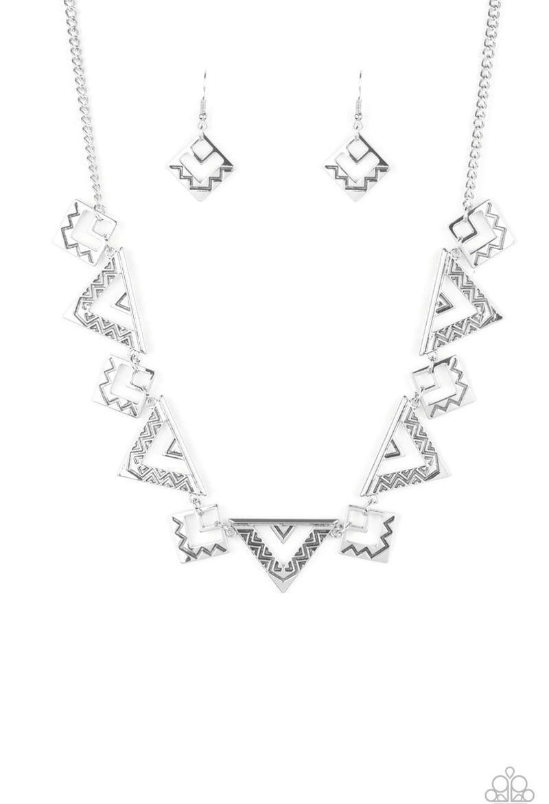 Giza Goals - Silver Necklace