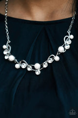 Tie The Knot - White Necklace