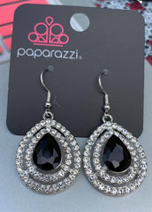 MILLIONAIRE DEBONAIR - BLACK EARRINGS