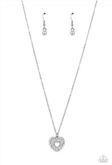 Romantic Retreat - White Necklace